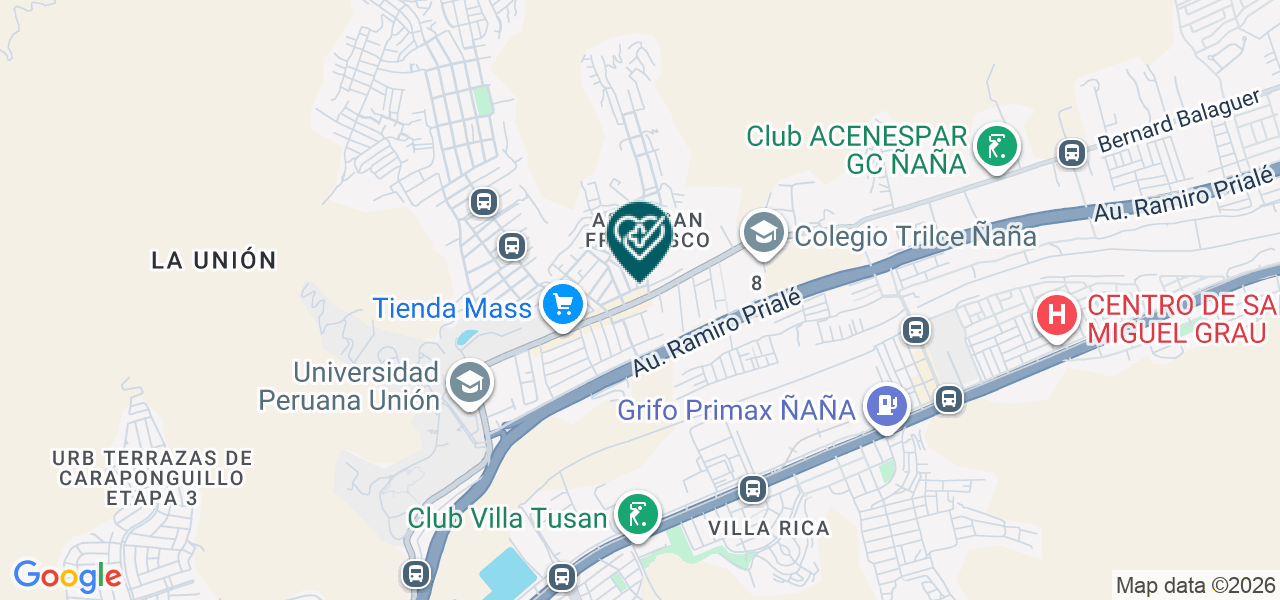 Mapa de Consultorio Odontológico San Jose Dent