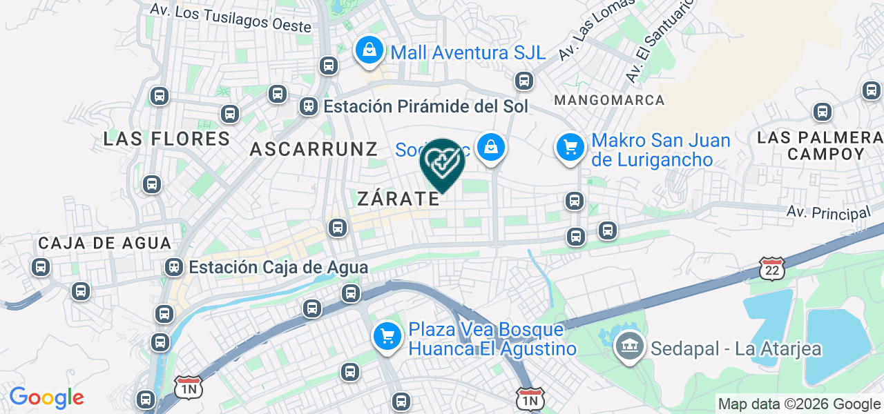 Mapa de Grupo Medico Odontologico Ml S.A.C. - Gmoml