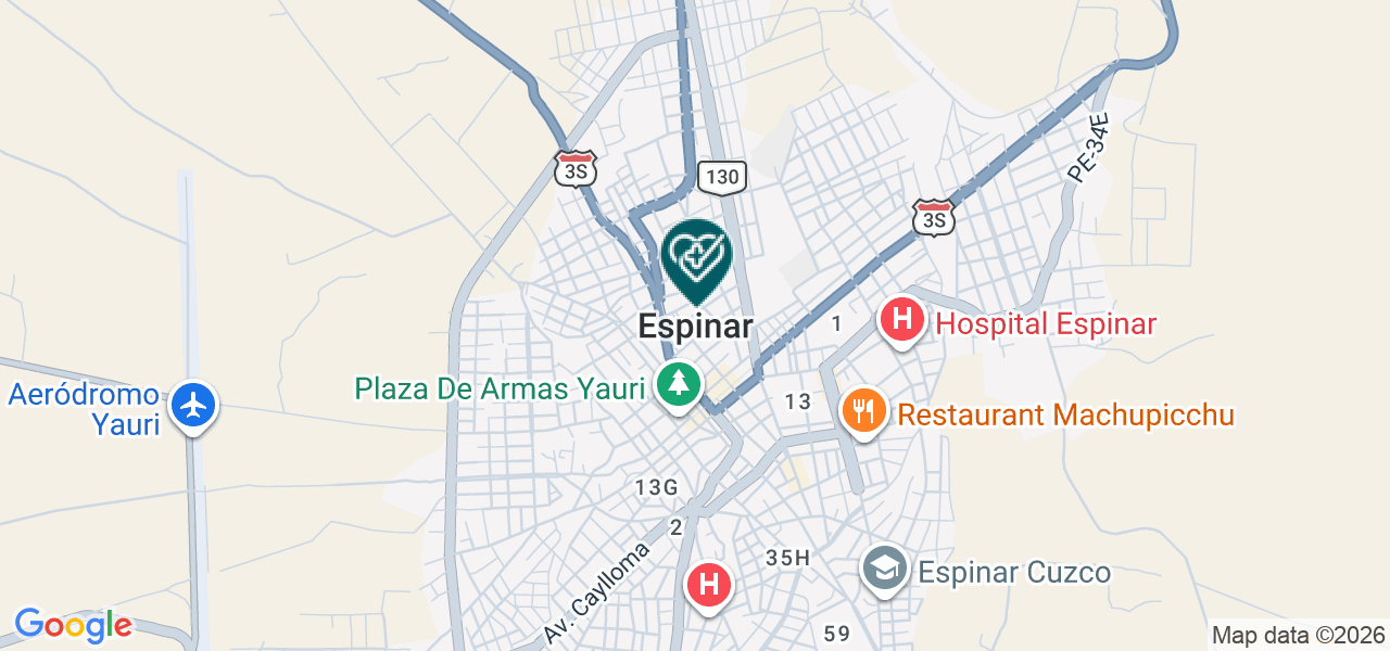 Mapa de Dental Sur