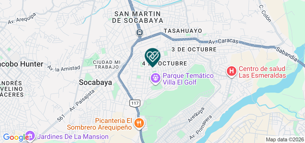 Mapa de Consultorio Medico de Medicina General