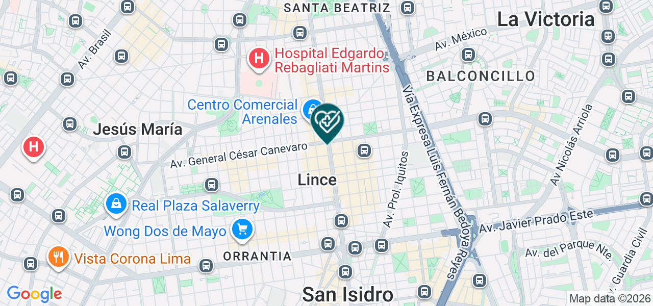 Mapa de Consultorios-clinica Risso