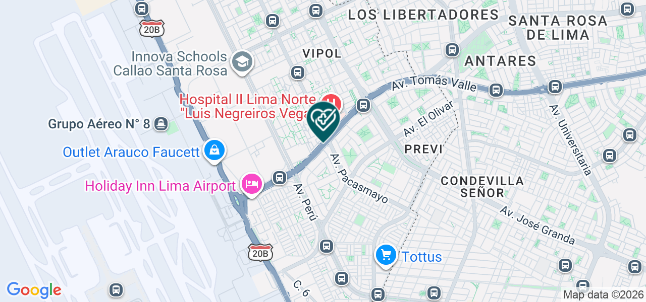 Mapa de Consultorio Dental Jerz