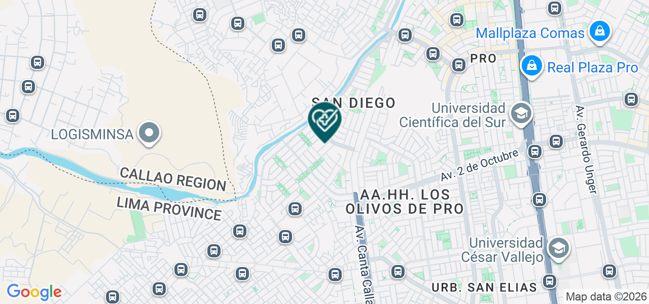 Mapa de Bright Dent