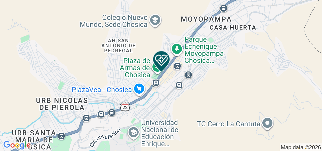 Mapa de Juan Gomez Sandoval Consultorios Médicos