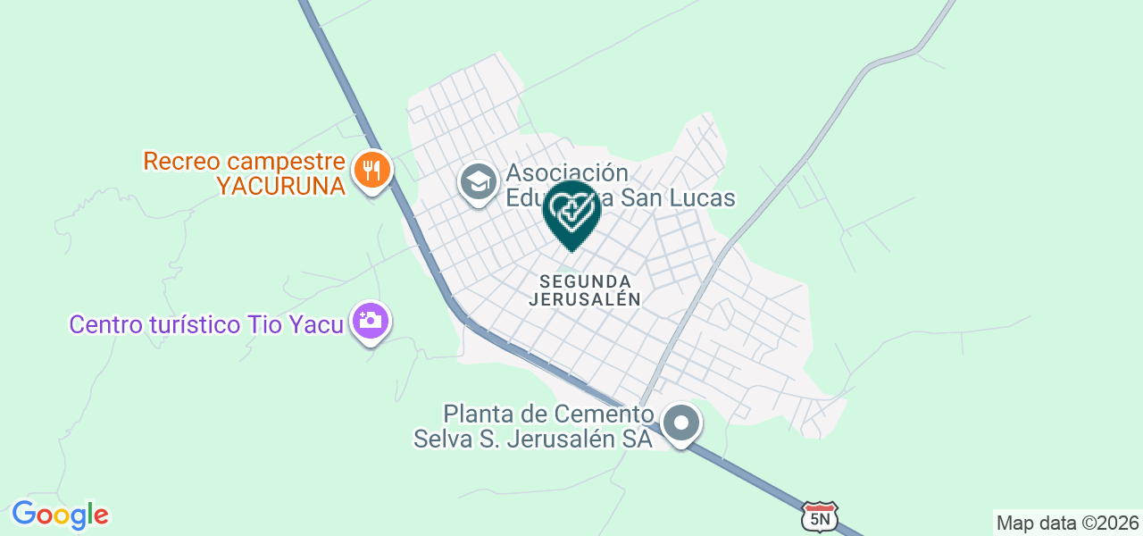 Mapa de Centro Medico Gineco Obstetrico San Mateo
