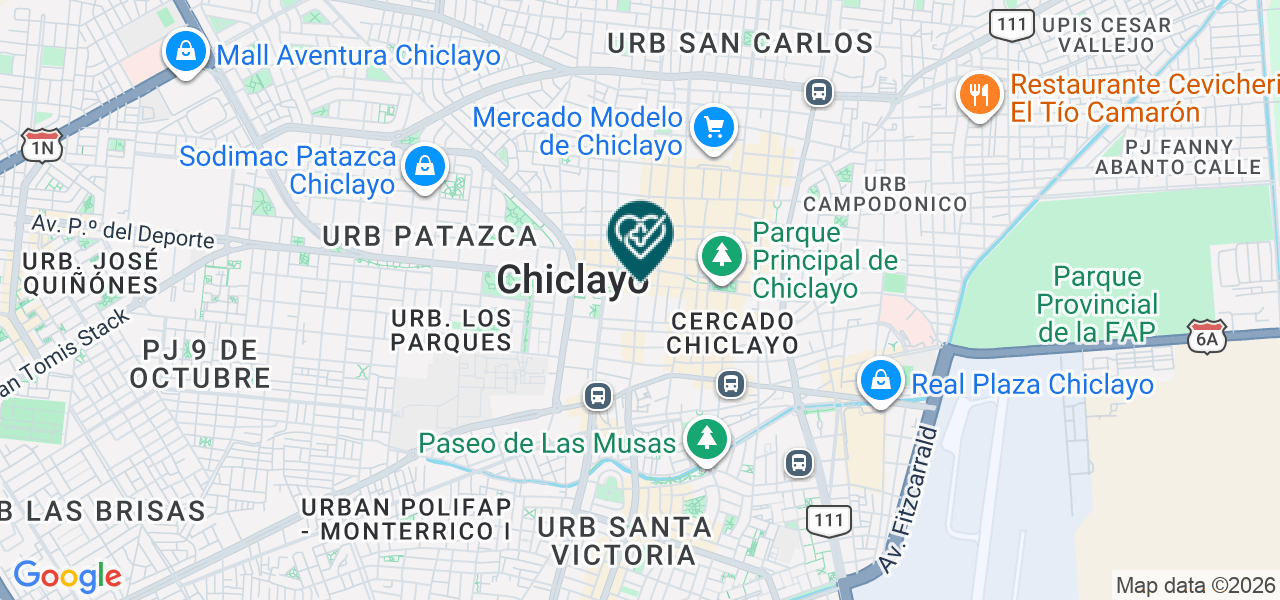 Mapa de Dental Arones