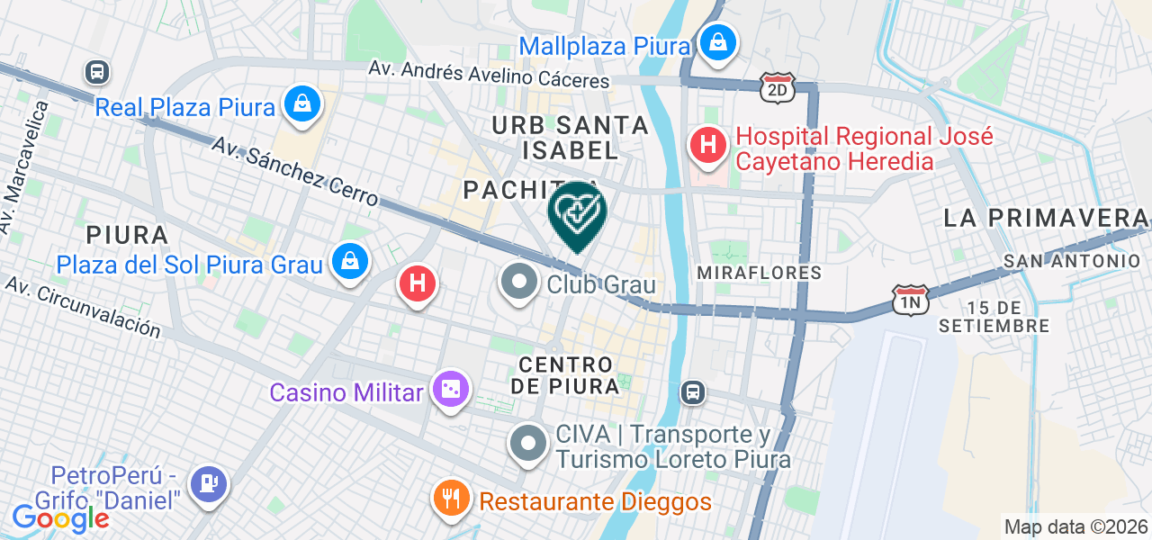 Mapa de Optica San Pablo
