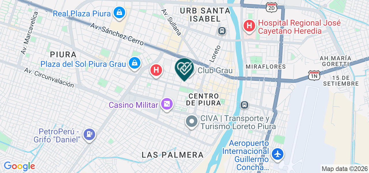 Mapa de Prevenir Sso S.A.C.