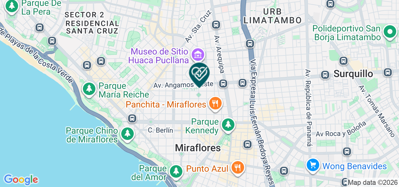 Mapa de Consultorio Medico Especializado en Cirugía Plastica