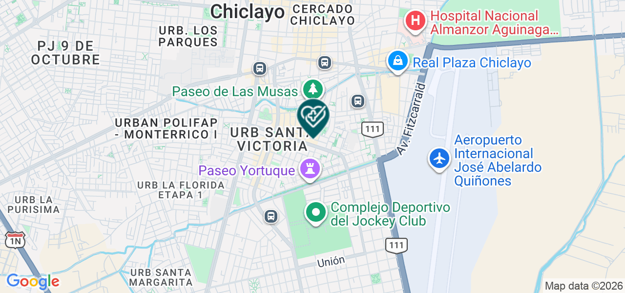 Mapa de San Agustin Medical Center