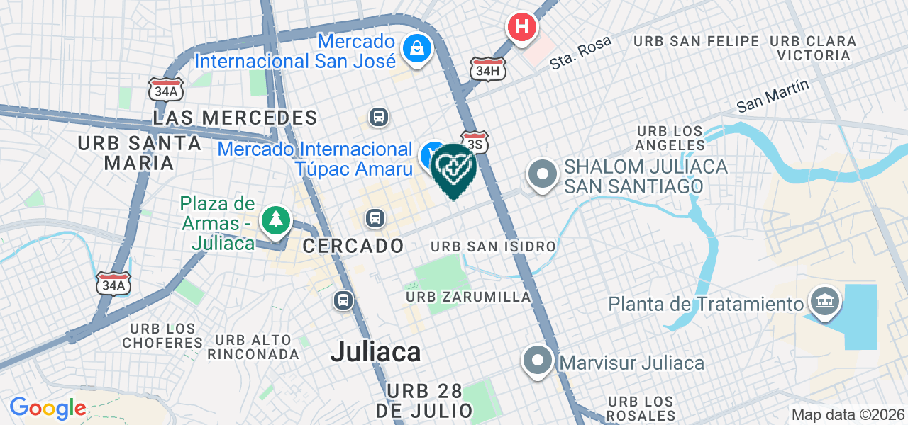 Mapa de Laboratorio San Pablo