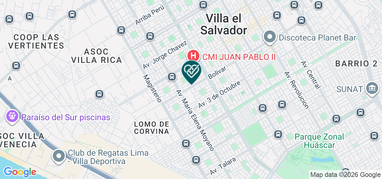 Mapa de Consultorio Odontologico Ro-dent