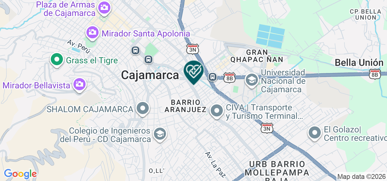 Mapa de Laboratorio Dental Servident Mvm