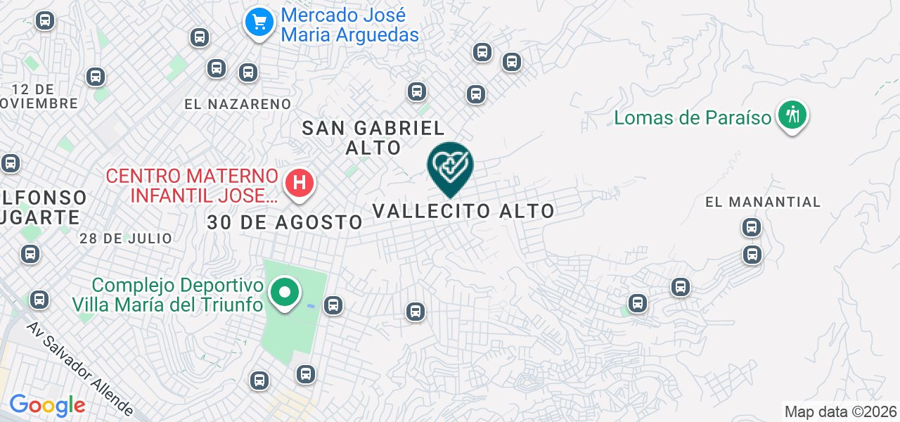 Mapa de Consultorio Dental Villa Dent