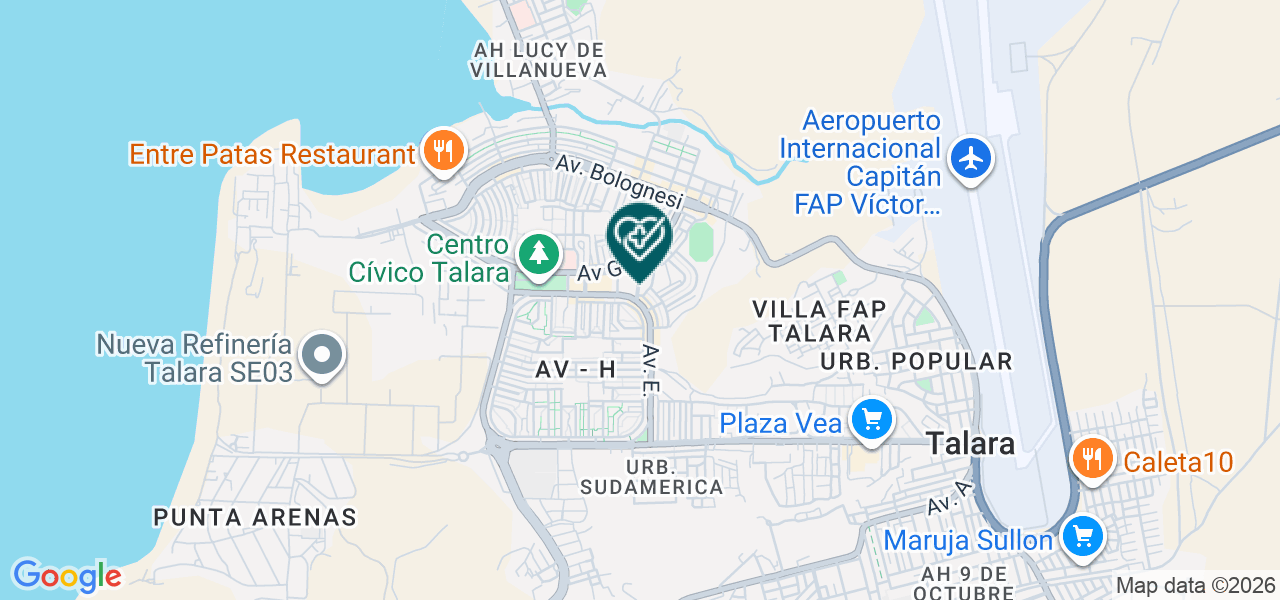 Mapa de Centro Medico Biomedic