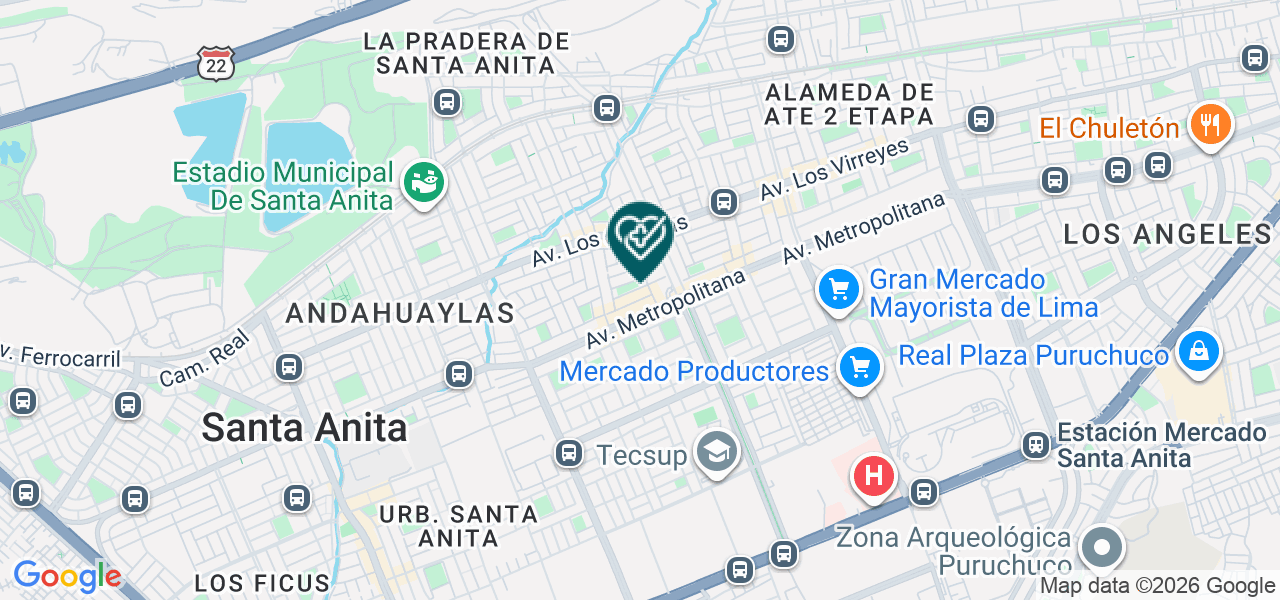 Mapa de Grupo Sanar S.A.C.