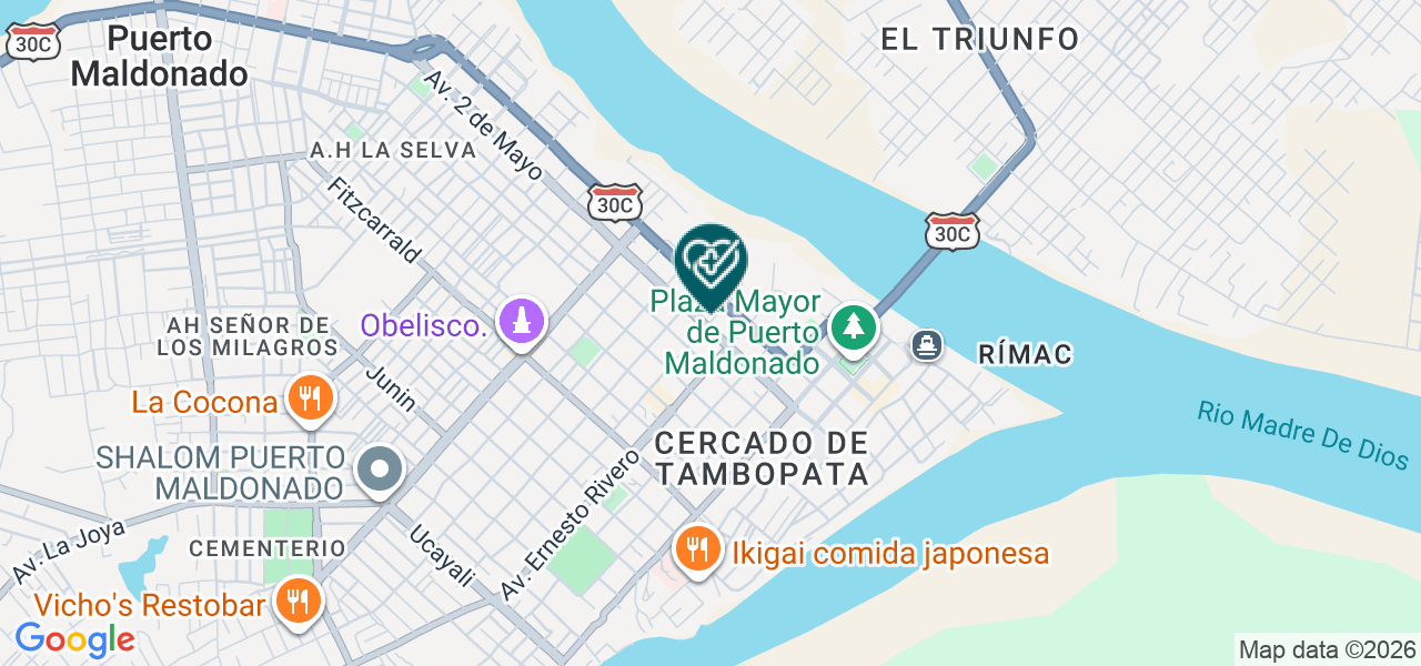 Mapa de Consultorio Dental Odontosur