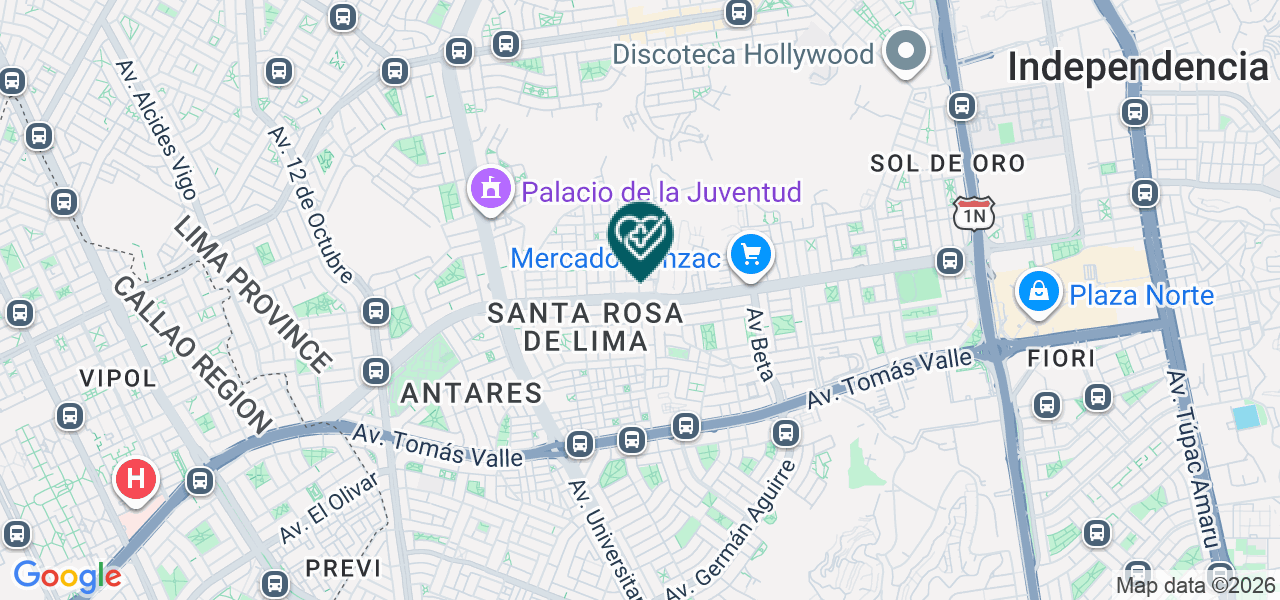 Mapa de Dental City