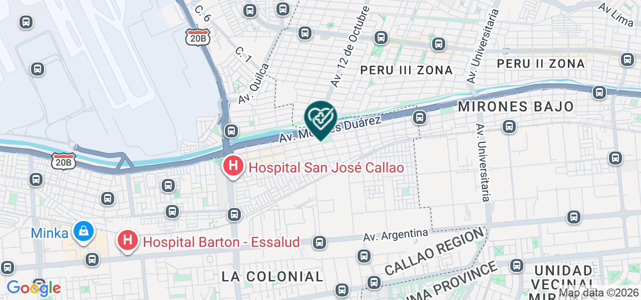Mapa de Consultorio Dental Muñoz