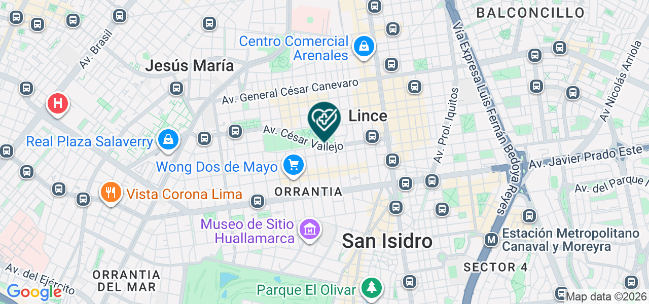 Mapa de Servimedic