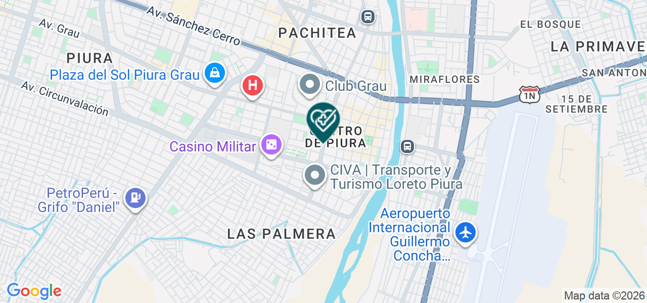 Mapa de Clinica Dental G & M E.I.R.L.