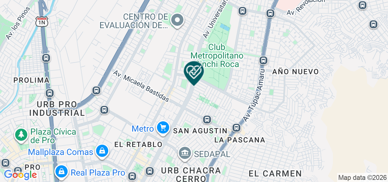 Mapa de Centro de Terapia Fisica y Rehabilitacion Sa-bi Salud-bienestar E.I.R.L