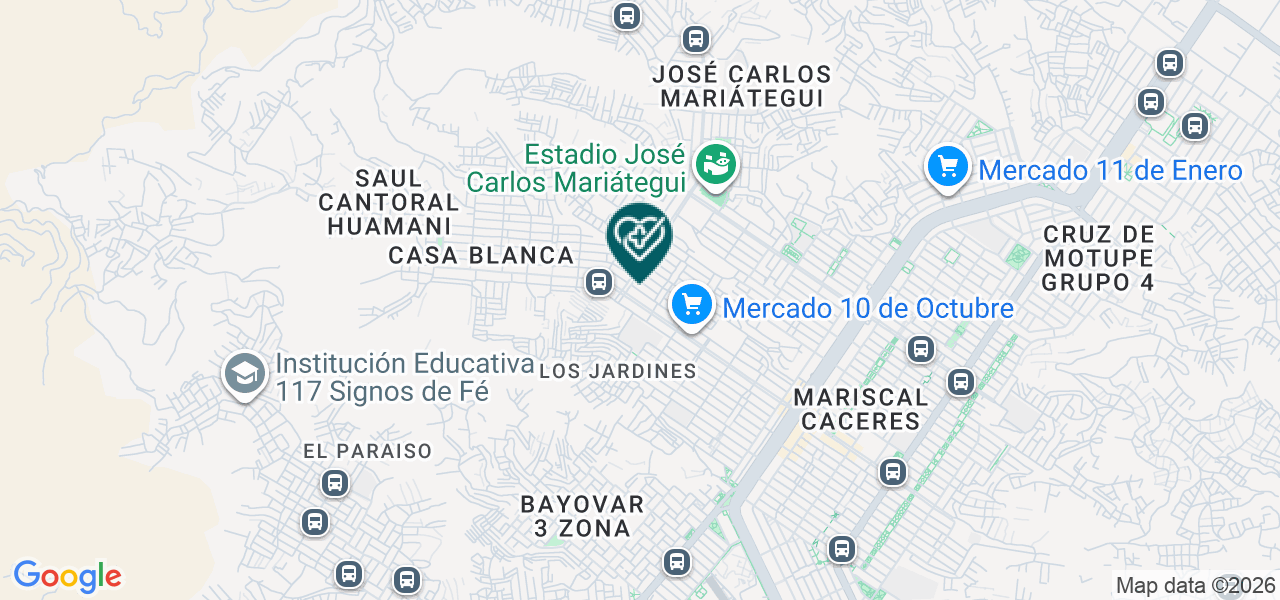 Mapa de Policlínico para el Pueblo