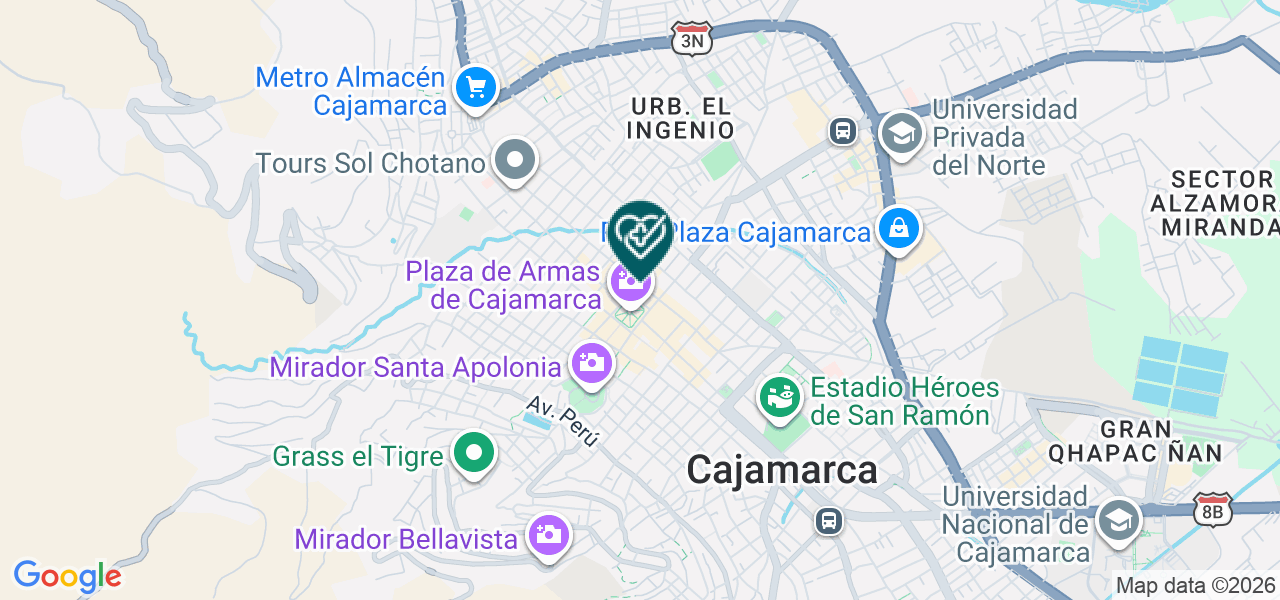 Mapa de Clinica Odontologica Denta EIRL
