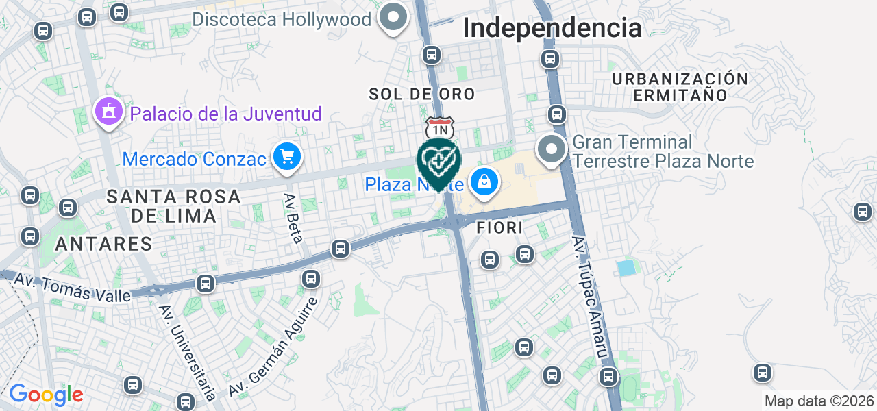Mapa de Astrodent