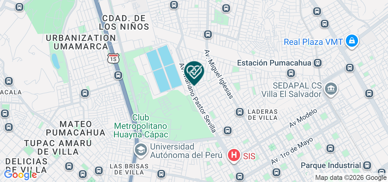 Mapa de Consultorio Dental