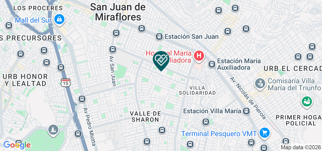Mapa de Prevención Oncologica Vida y Salud S.A.C.
