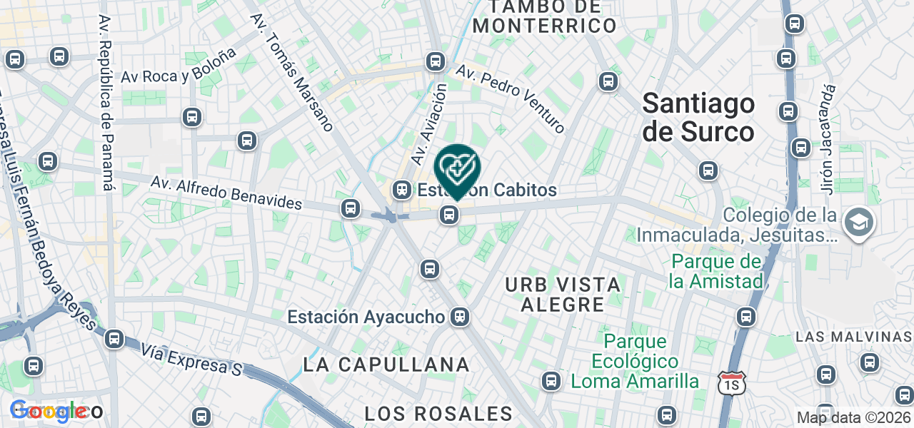 Mapa de Centro de Vacunacion Chama