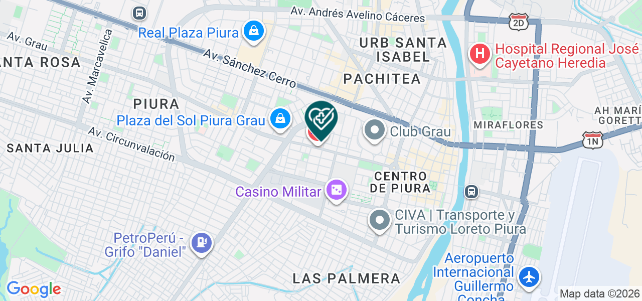 Mapa de Especialidades Medicas " San Bartolome