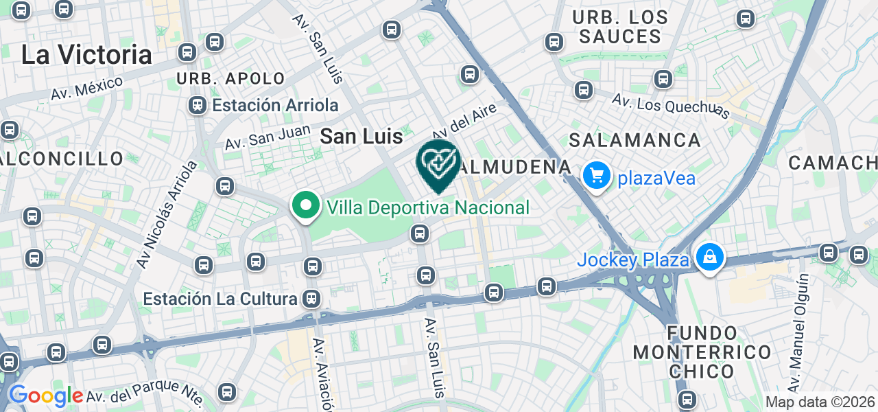 Mapa de Centro de Dialisis Renexa