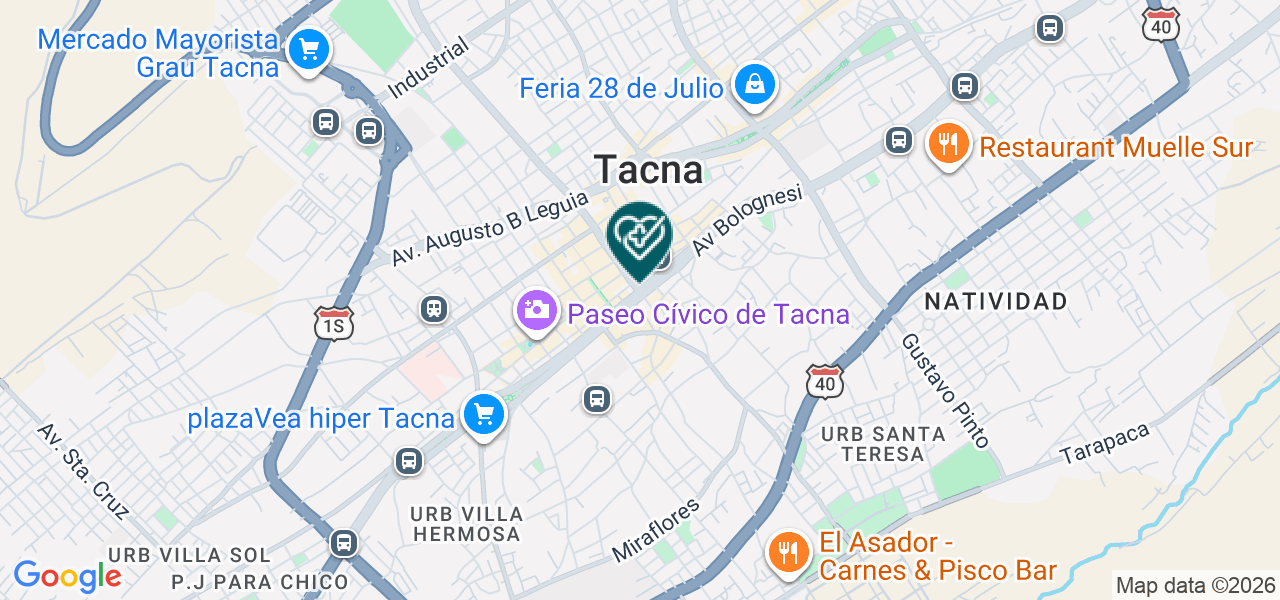 Mapa de Medisur