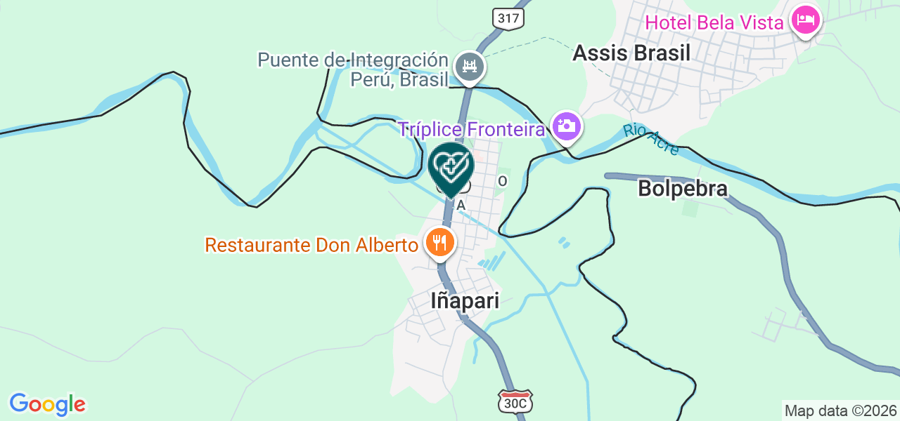 Mapa de Consultorio Medico Saude