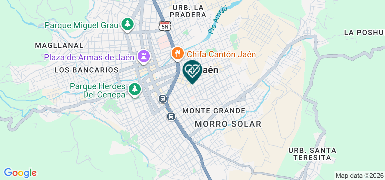 Mapa de Centro Medico Peruano Cubano
