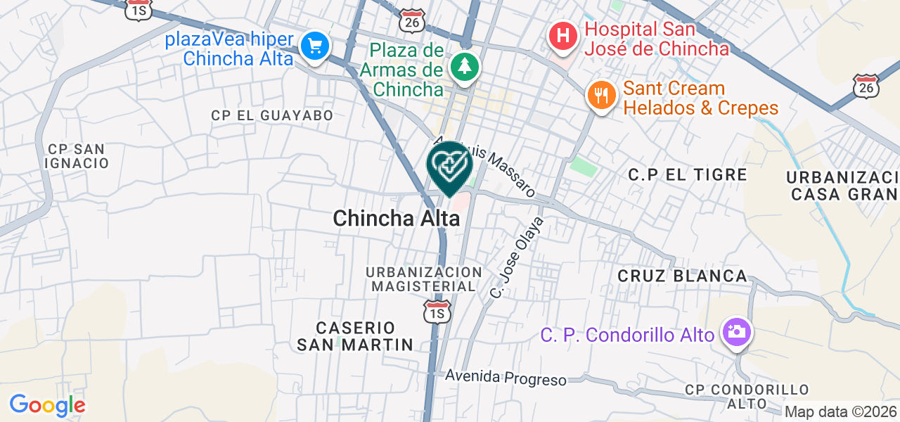 Mapa de Cest la Vie-consultorios Medicos EIRL