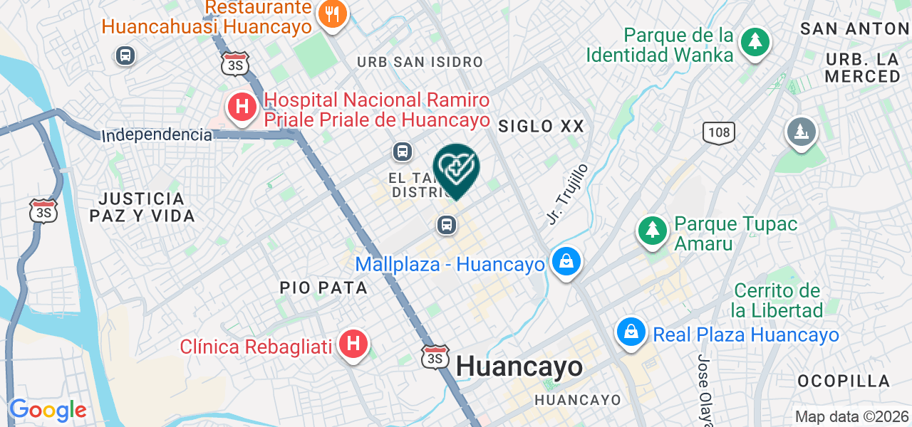 Mapa de Stetic Dent