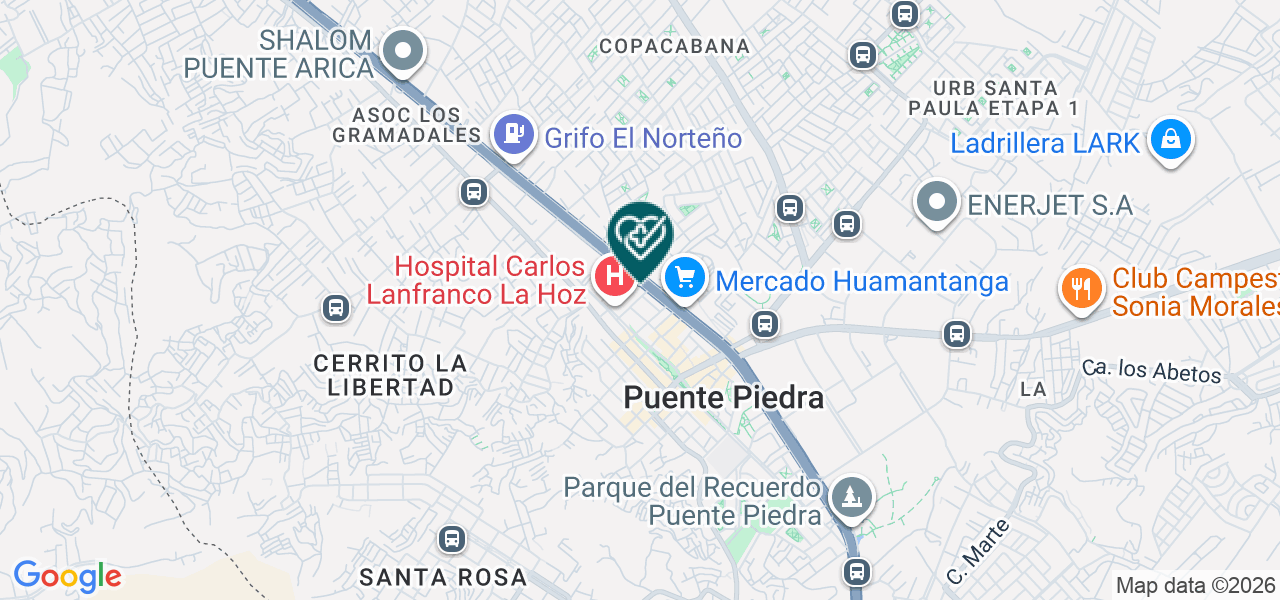 Mapa de Dermalight