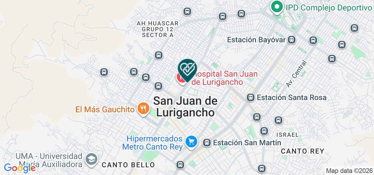Mapa de San Carlos