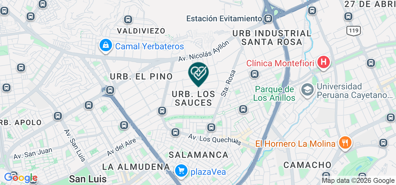 Mapa de Consultorio Medico San Fernando