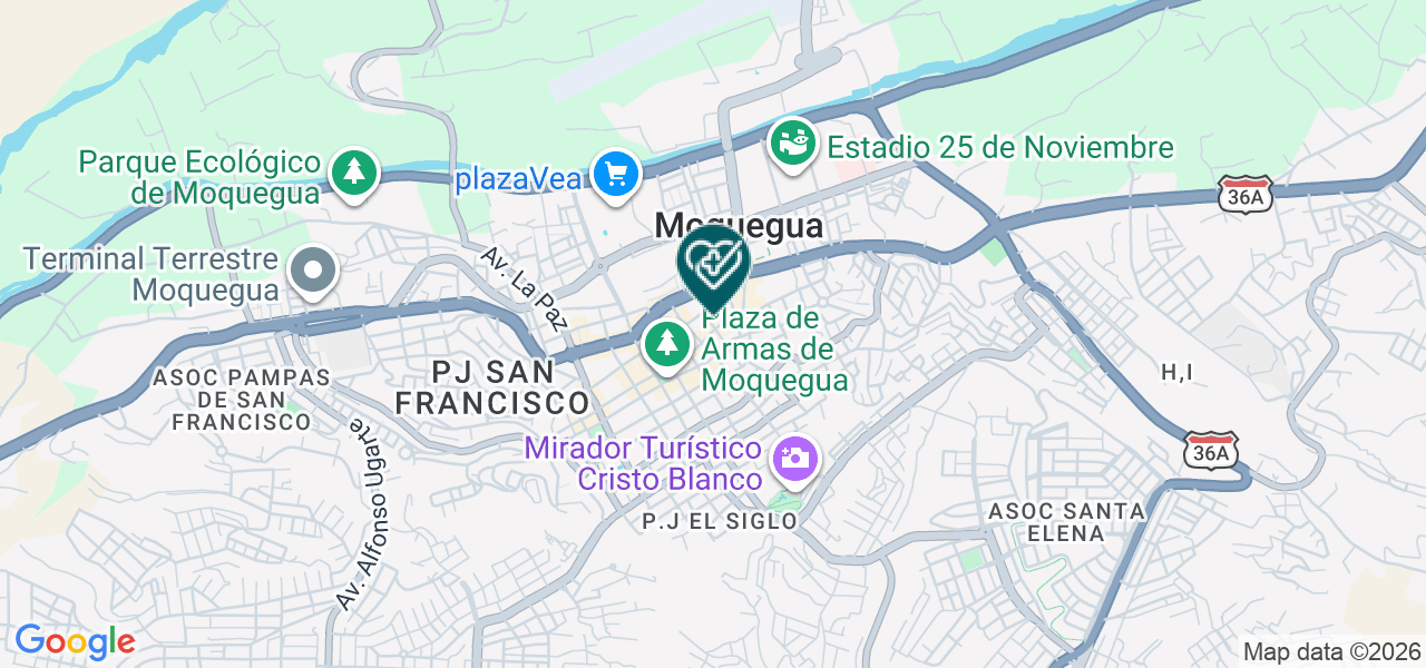 Mapa de Centro Medico Ginecologico "eco ))) Ginobs