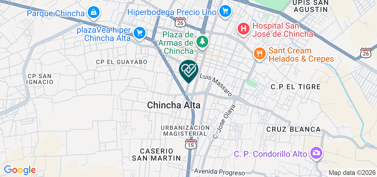 Mapa de Clin. Daniel A. Carrion