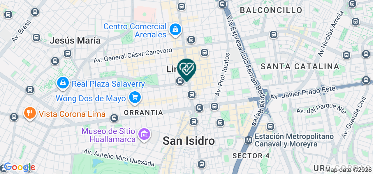 Mapa de Flebomedic