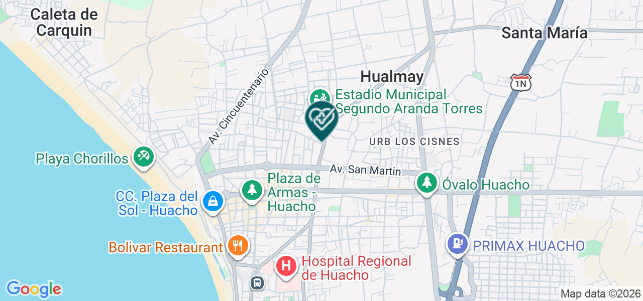 Mapa de Anadentist