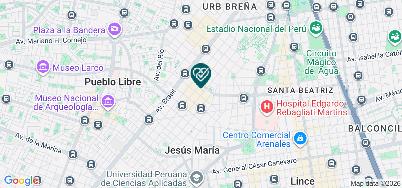 Mapa de Miadent