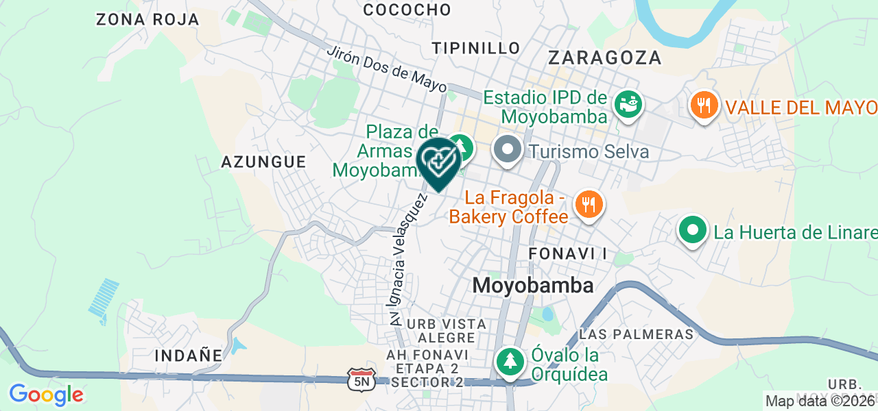 Mapa de Centro Medico Work Medic