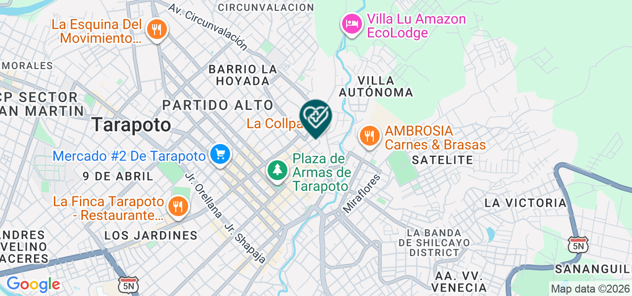 Mapa de Consultorio Odontologico C.d Silvia P.reategui Rios
