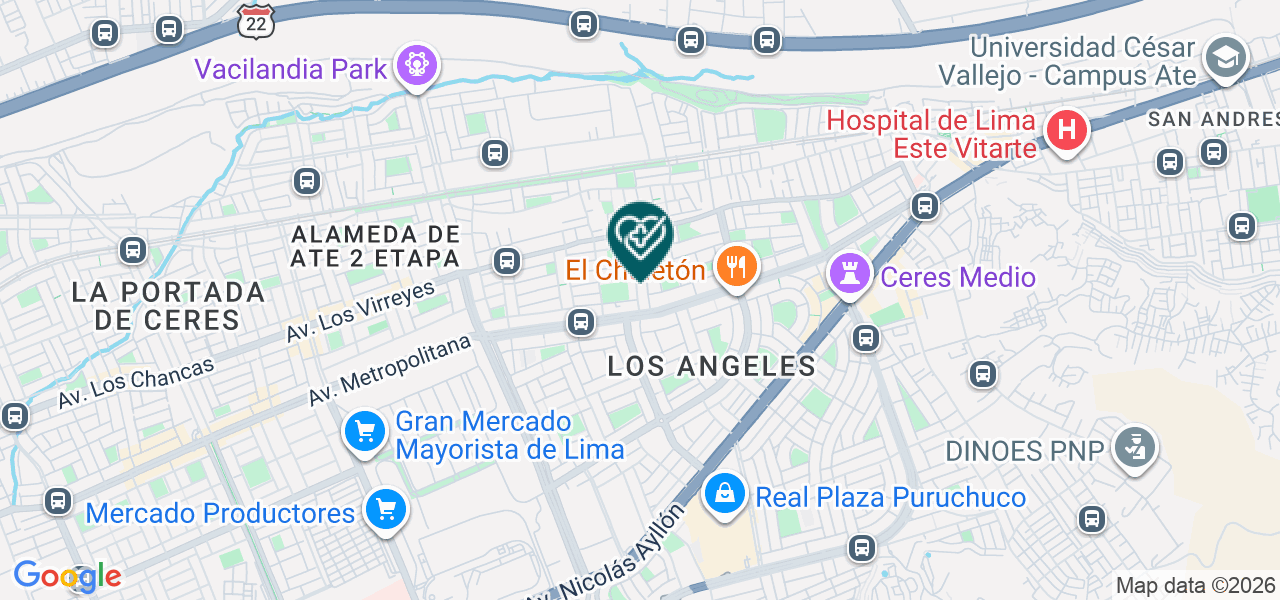 Mapa de Ccentralabt